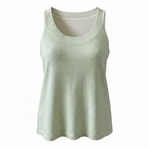 J.Crew Collection Silk Sequin Tank Top (M) — Mint Green